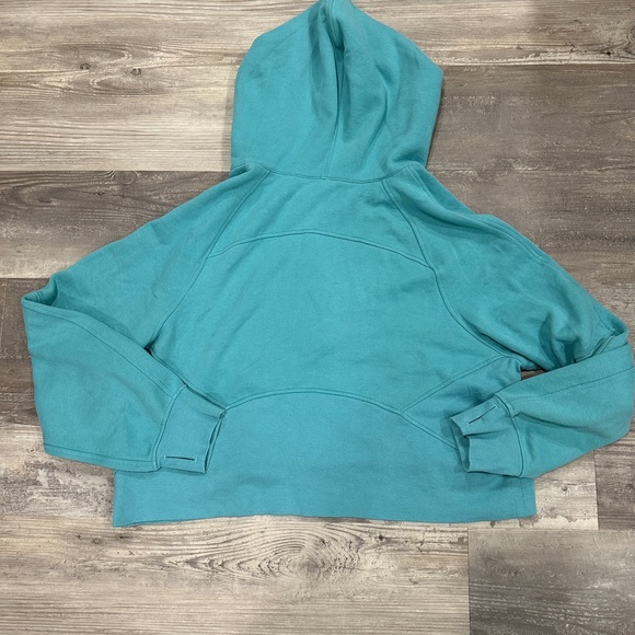 New without tags Lululemon Scuba Oversized Half-Zip Hoodie
Tidal Teal Sz XL/XXL - Picture 6 of 11